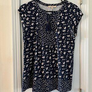 Les Serein Floral Knit Top